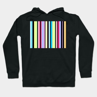 Pastels barcode Abstract Art by Orchid 12 Hoodie